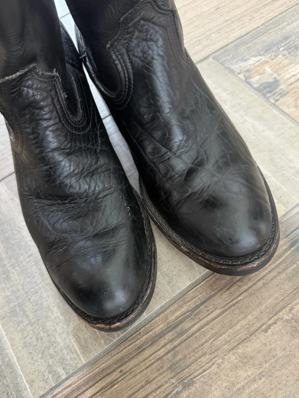 Red Wing 1158 Pecos Men's Bullhide Black Leather Size 8.5D